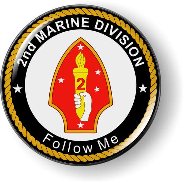 USMC - 2nd Marine Division Emblem